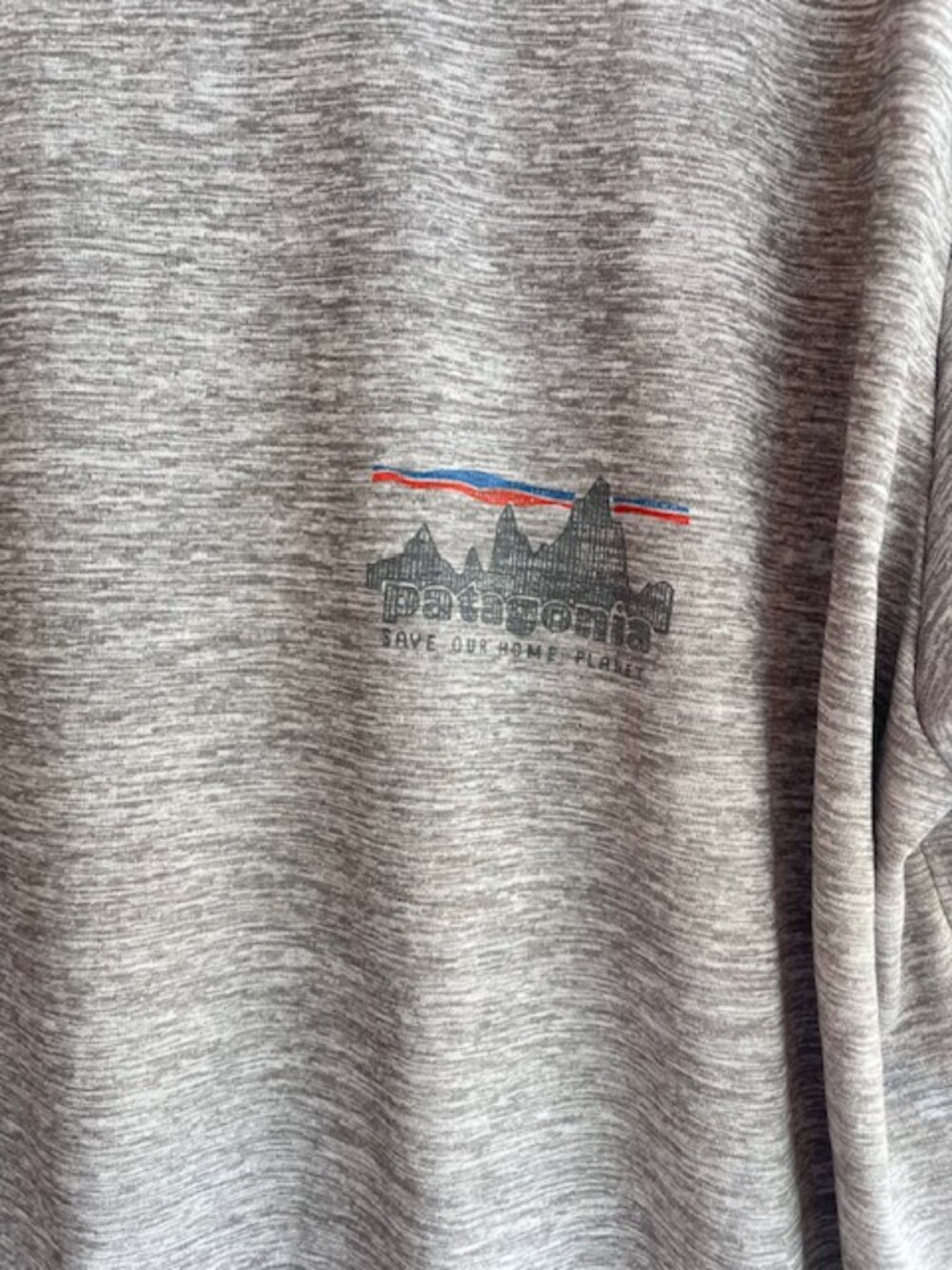 Patagonia Capilene Cool Daily T-Shirt Sz M "Save Our Home Planet" - Picture 2 of 5